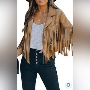 Fringe Suede Jacket